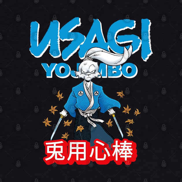 Usagi Yojimbo Blue by Alema Art